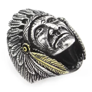 925 Sterling Silver Oxidized Antique Men Ring 3