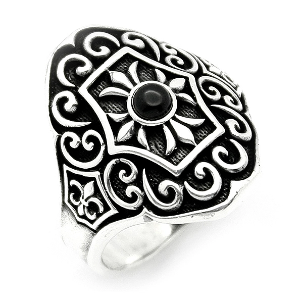 925 Sterling Silver Oxidized Authentic Men Ring