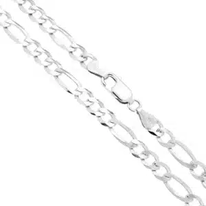 Sterling Silver 5,5mm Figaro Chain