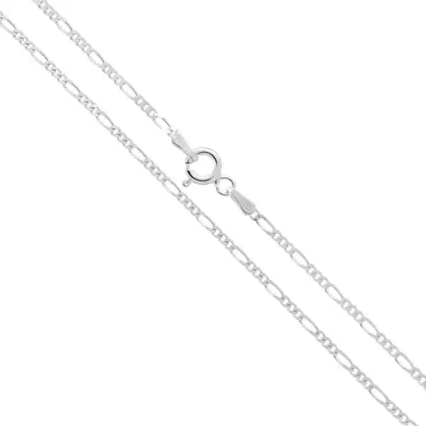 Sterling Silver 1,9 mm Figaro Chain