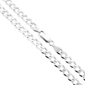 Sterling Silver 5.5mm Grumetta Chain