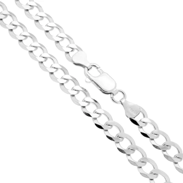 Sterling Silver 7mm Grumetta Chain