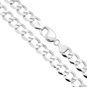 Sterling Silver 8.5mm Grumetta Chain