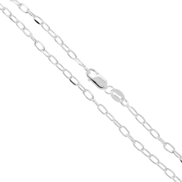 Sterling Silver 2,8mm Rectangular Chain