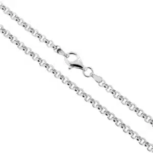 Sterling Silver 3,3mm Rolo Chain