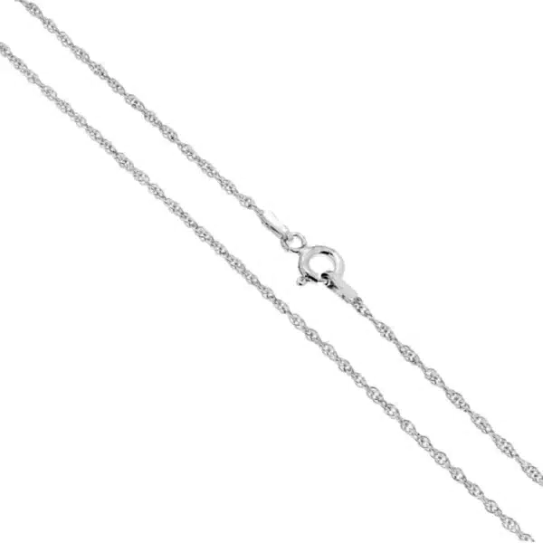 Sterling Silver 1,5mm Rope Chain