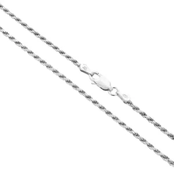 Sterling Silver 1.9mm Rope Chain
