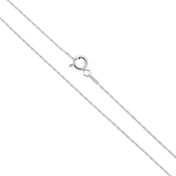 Sterling Silver 1mm Rope Chain