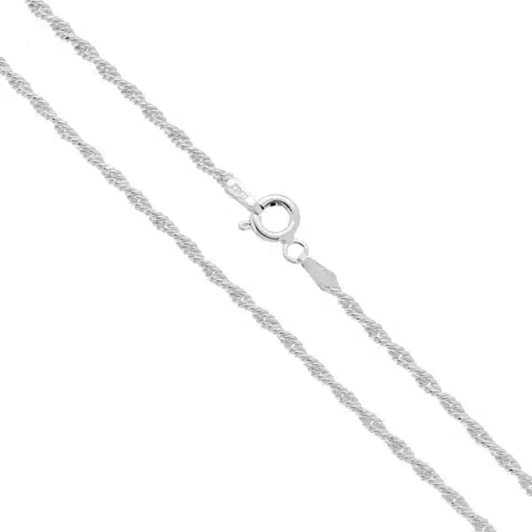 Sterling Silver 2.1mm Rope Chain