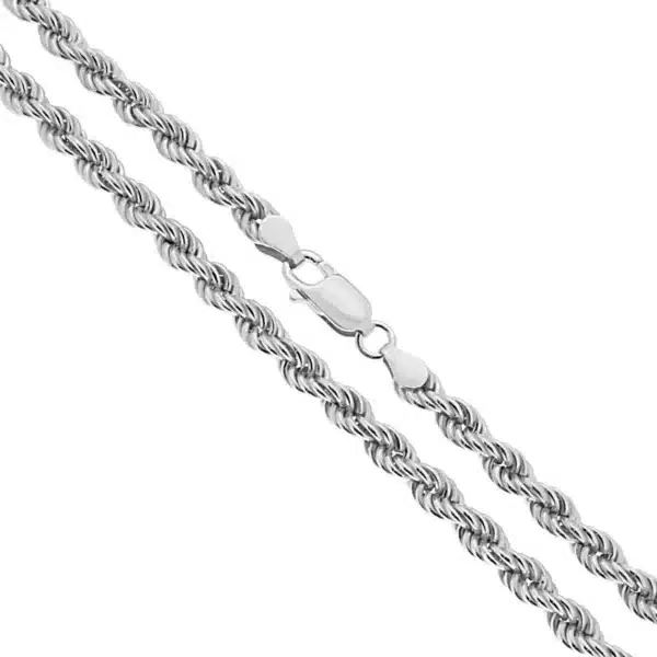 Sterling Silver 5mm Rope Chain