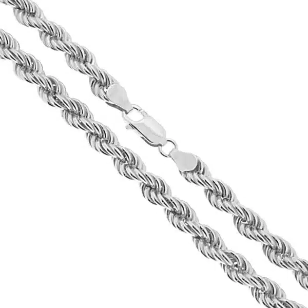 Sterling Silver 6.5mm Rope Chain