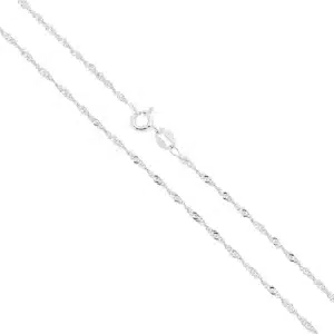 Sterling Silver 1,6mm Singapore Chain
