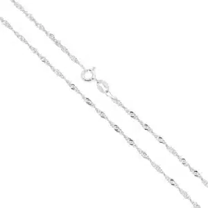 Sterling Silver 1,9 Singapore Chain
