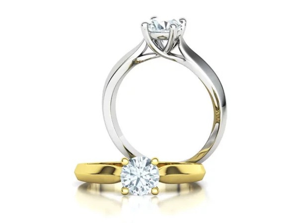 Avery Solitaire Engagement Ring Trellis Ring