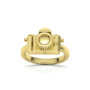 Camera Gold Ring Own Design