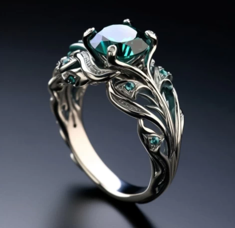 custom silver ring