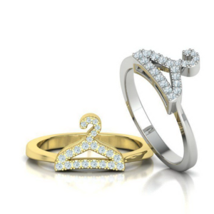 Diamond Hangers Ring Unique Design Ring