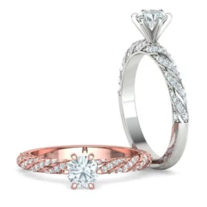 Engagement Ring Twisted Design
