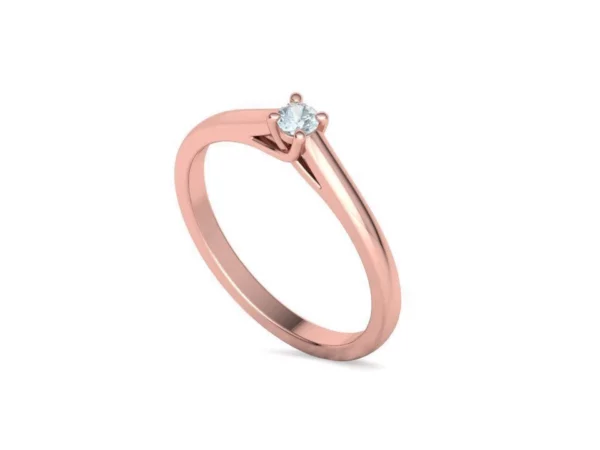 Engagement Solitaire 4 Prong Ring