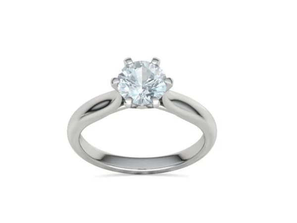 Solitaire Engagement Ring Head Design