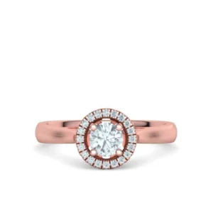 Twotone Solitaire Engagement Ring