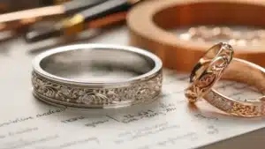 Jewelry laser engraving