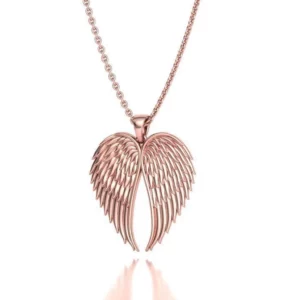 Elegant and personalized Angel Wings Printable Necklace, perfect for adding a unique and meaningful touch to any outfit.