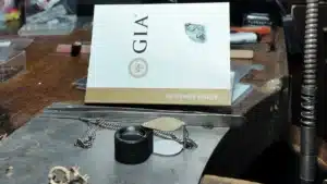 GIA-certified diamonds