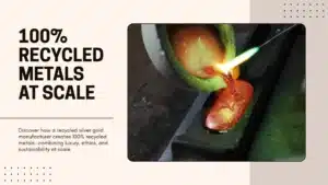 recycled silver gold manufacturer