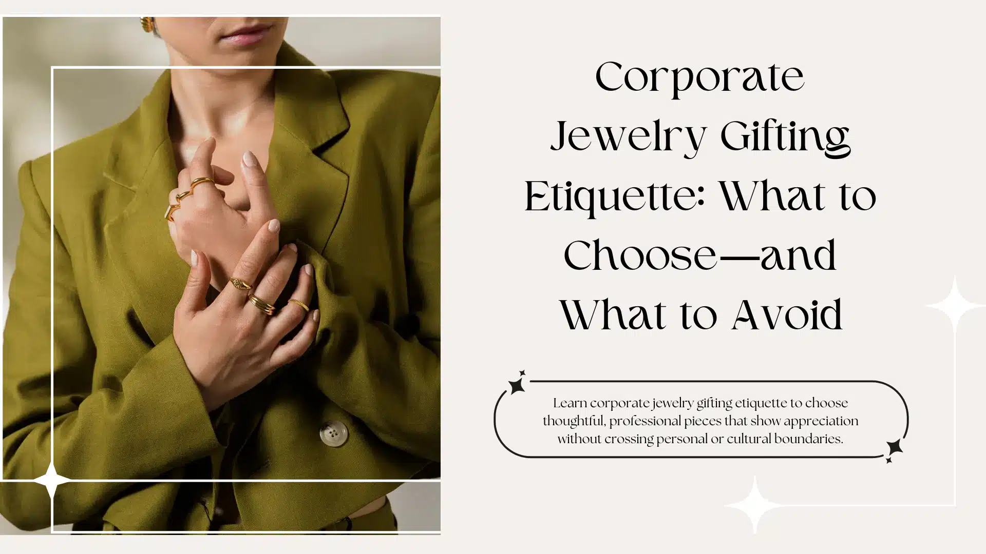 Corporate Jewelry Gifting Etiquette