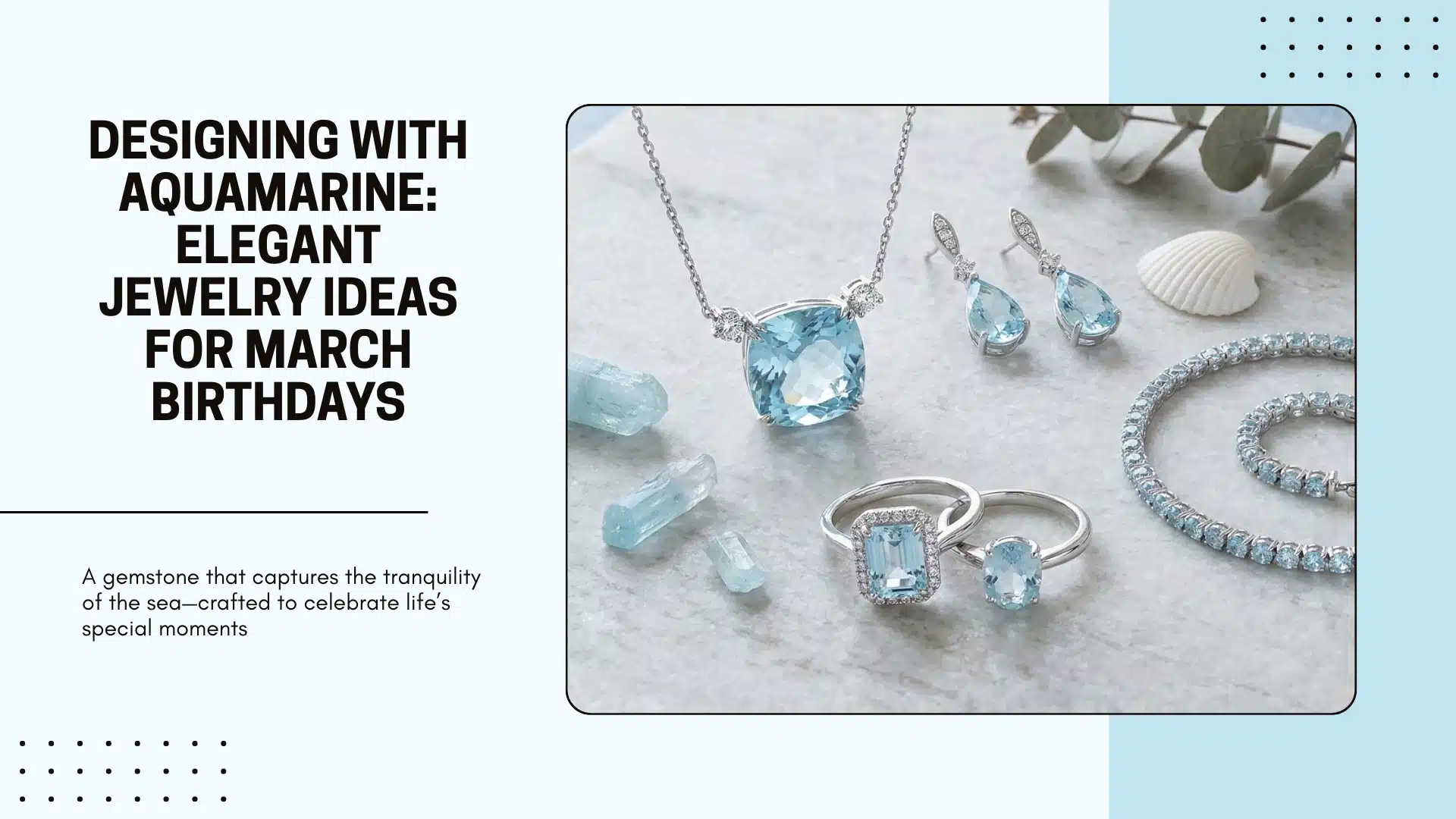 aquamarine jewelry design