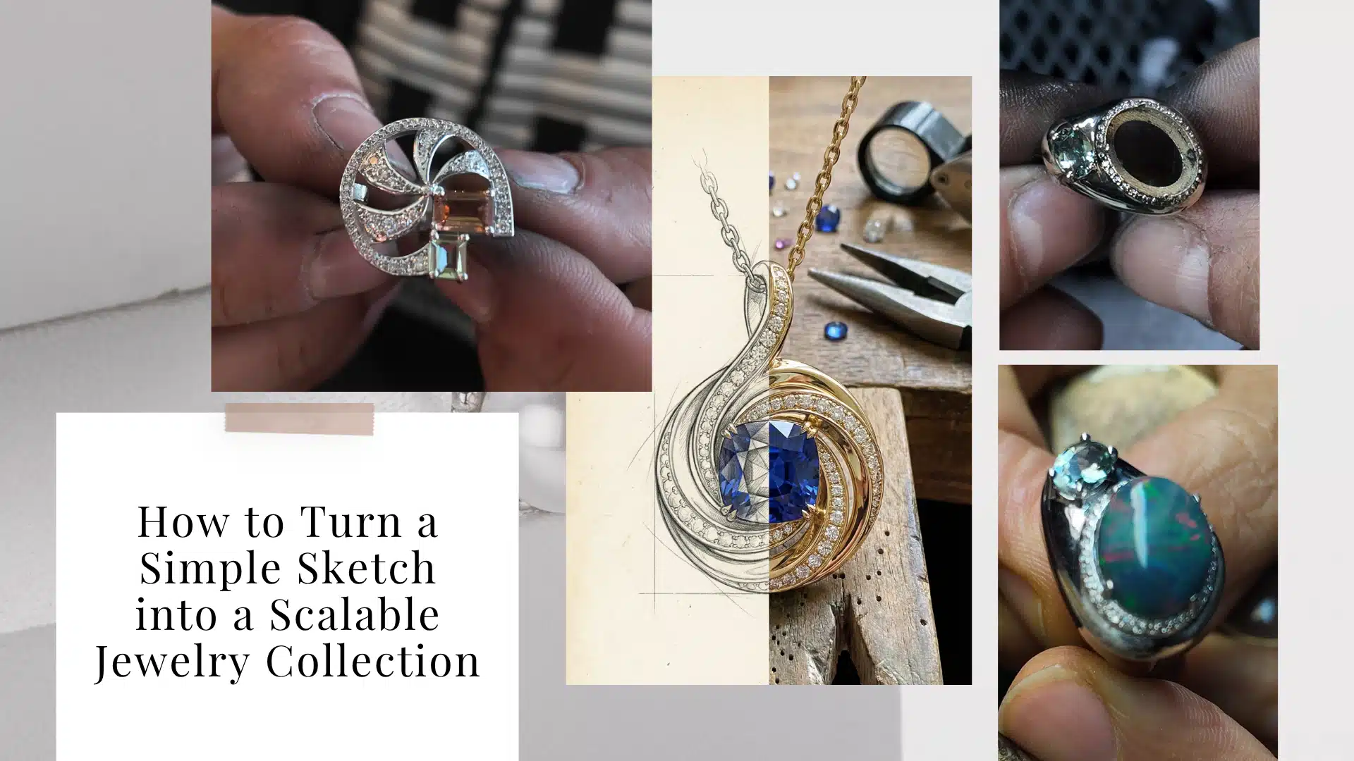 How to Turn a Simple Sketch into a Scalable Jewelry Collection